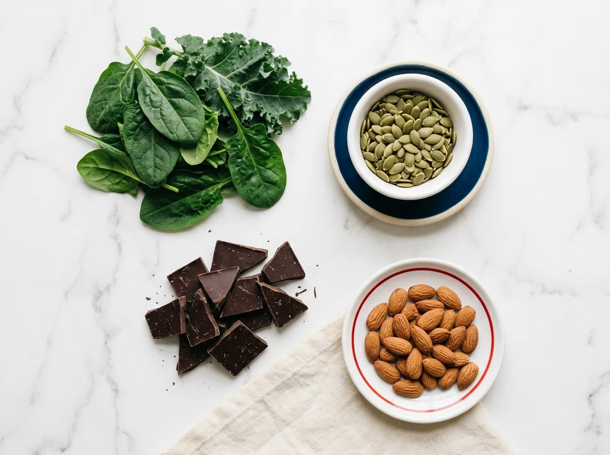 Magnesium for normal blood pressure support - natural food sources